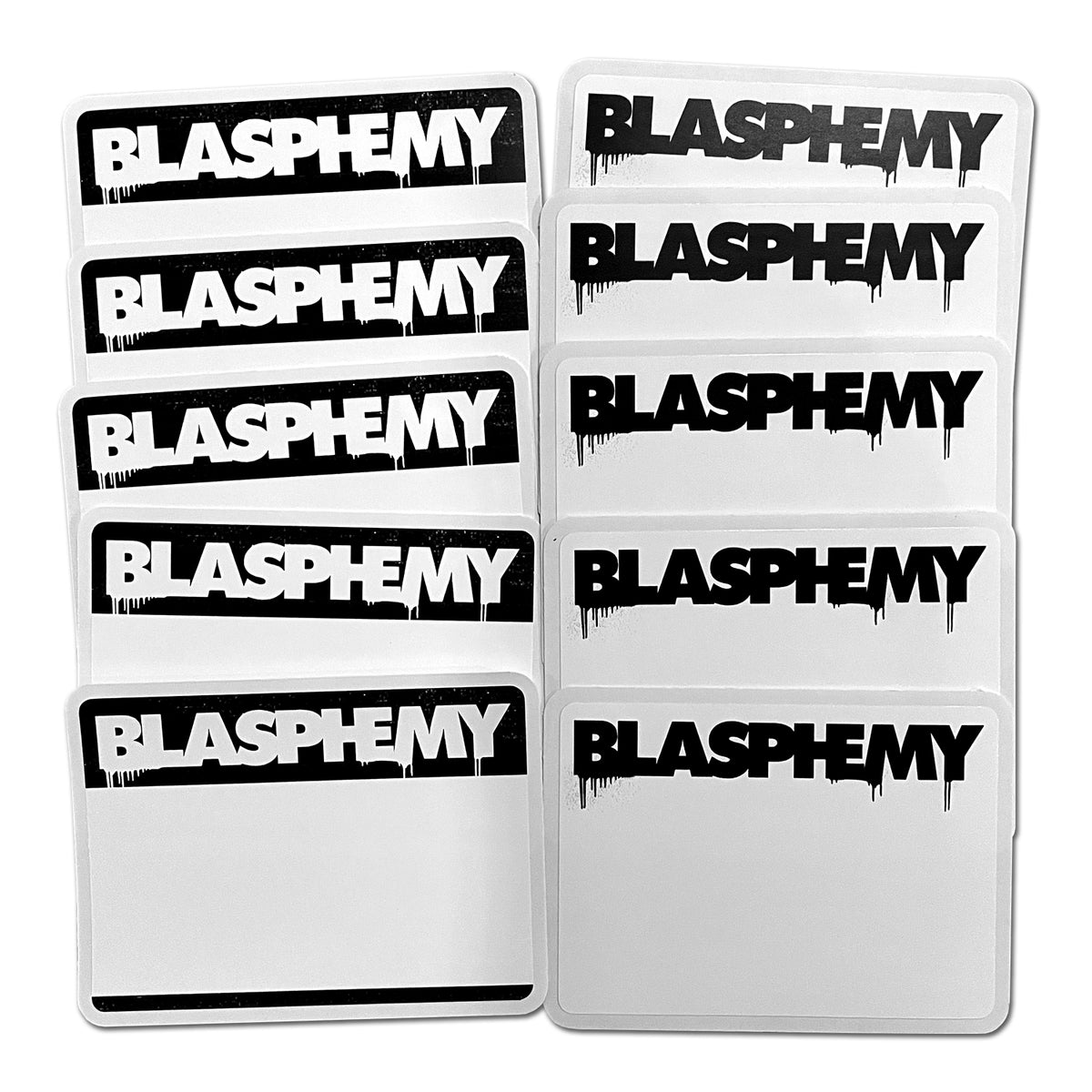BLASPHEMY Eggshell Sticker Pack